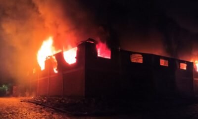 Incêndio de Grandes Proporções no Bairro Alvorada; Confira o Vídeo