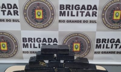 Brigada Militar prende homem por tráfico de entorpecentes em Ijuí.