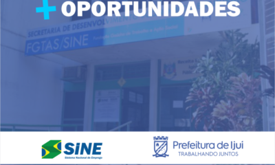 Sine Ijuí oferece diversas vagas de emprego